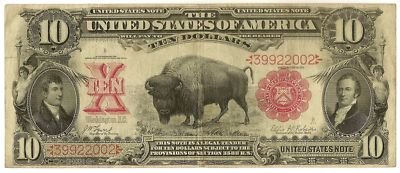 1901 Bison Note